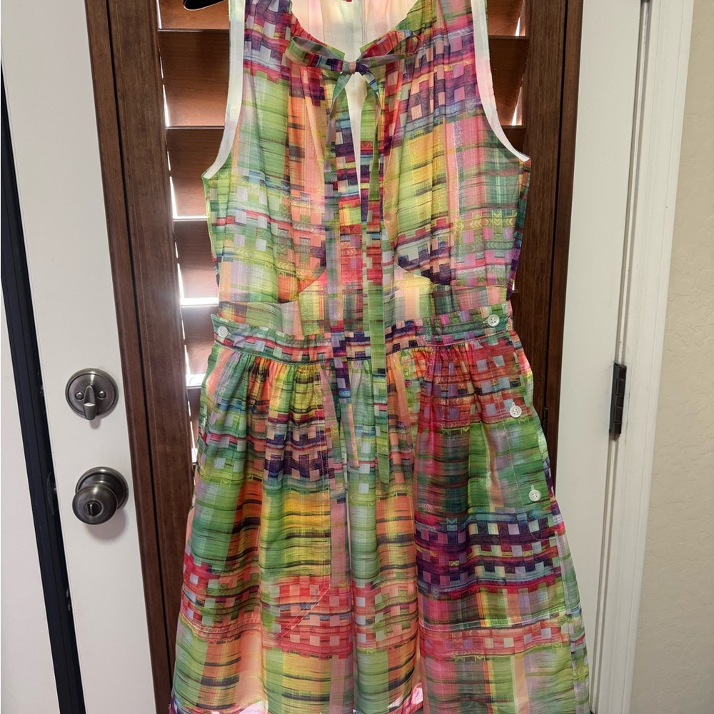 Colorful Plaid Summer Dress